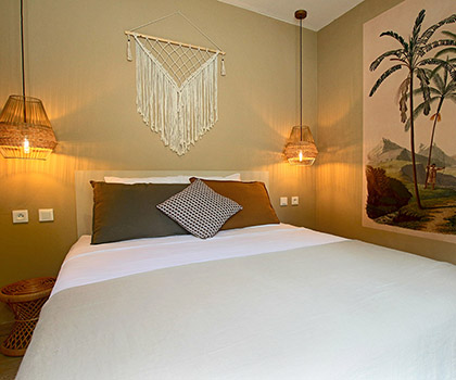 Chambre PALMIER EBOURIFFE- Villa Kaz Vavang